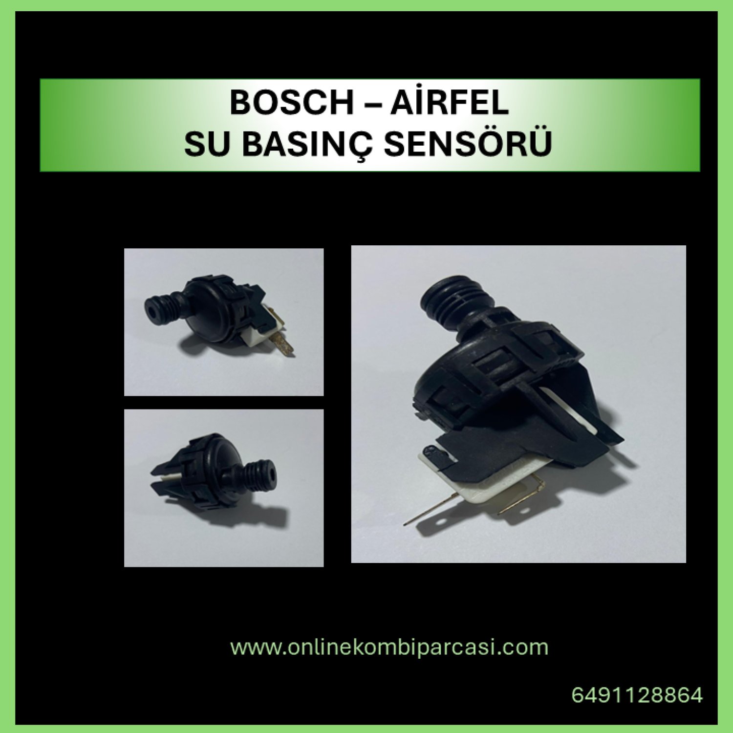 Bosch - Airfel Su Basınç Sensörü - Airfel 49EH