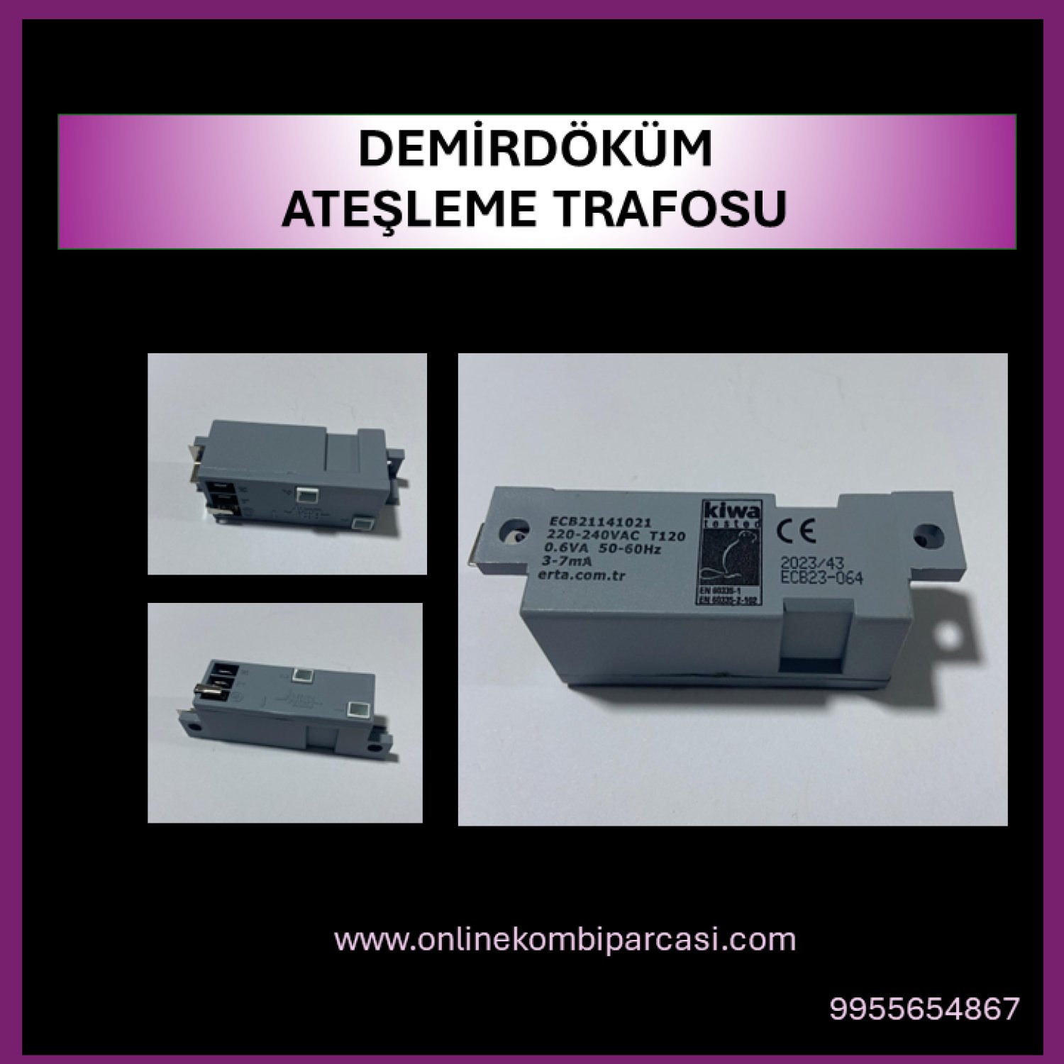 Demirdöküm Ateşleme Trafosu BHMM