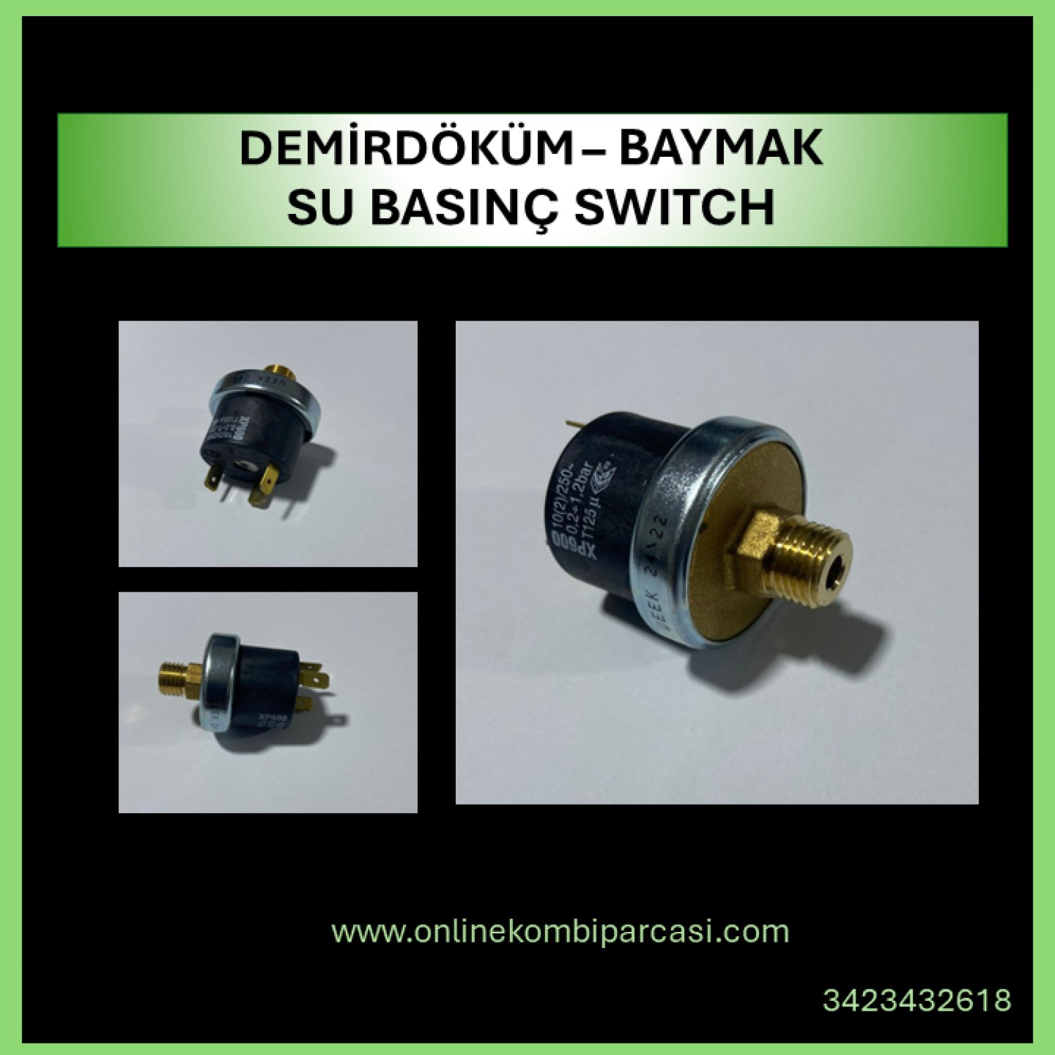 Demirdöküm - Baymak Su Basınç Sivici - DemirDöküm 9K53