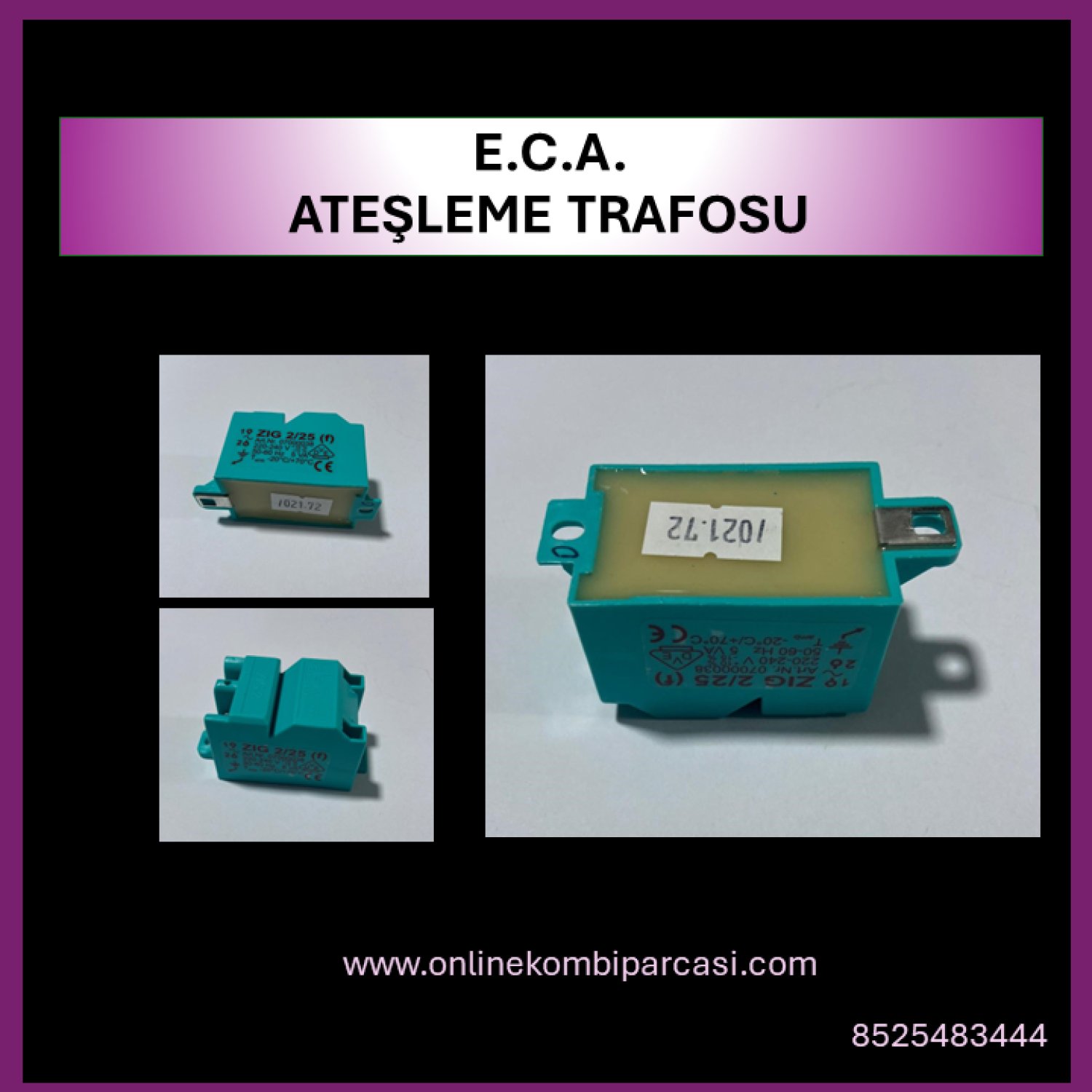 E.C.A.  Ateşleme Trafosu ZAAM
